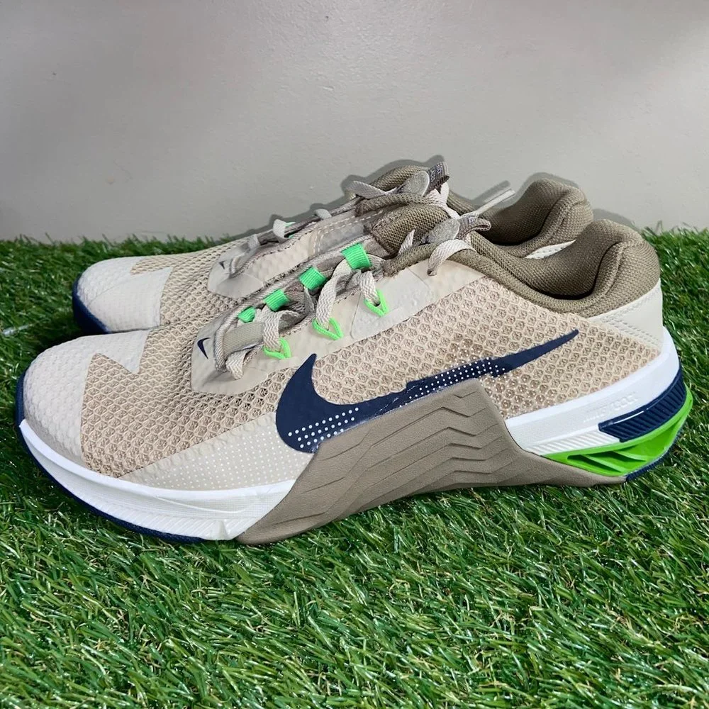 NEW Nike Metcon 7 Rattan/Thunder Blue-Sandalwood CZ8281-234 Mens 7 Womens 8.5